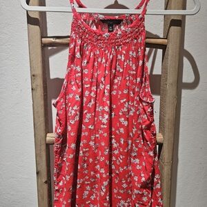 Banana Republic Scarlet Floral Sleeveless Top